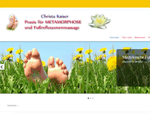 Tablet Screenshot of praxis-christa-kaiser.de